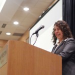 Accessibility Manager Peggy Martinez speaking at the 2012 Redefining Vision Luncheon