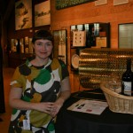 Breean Cox, who helped in sourcing the magnum of wine and crystal glasses for the raffle prize.